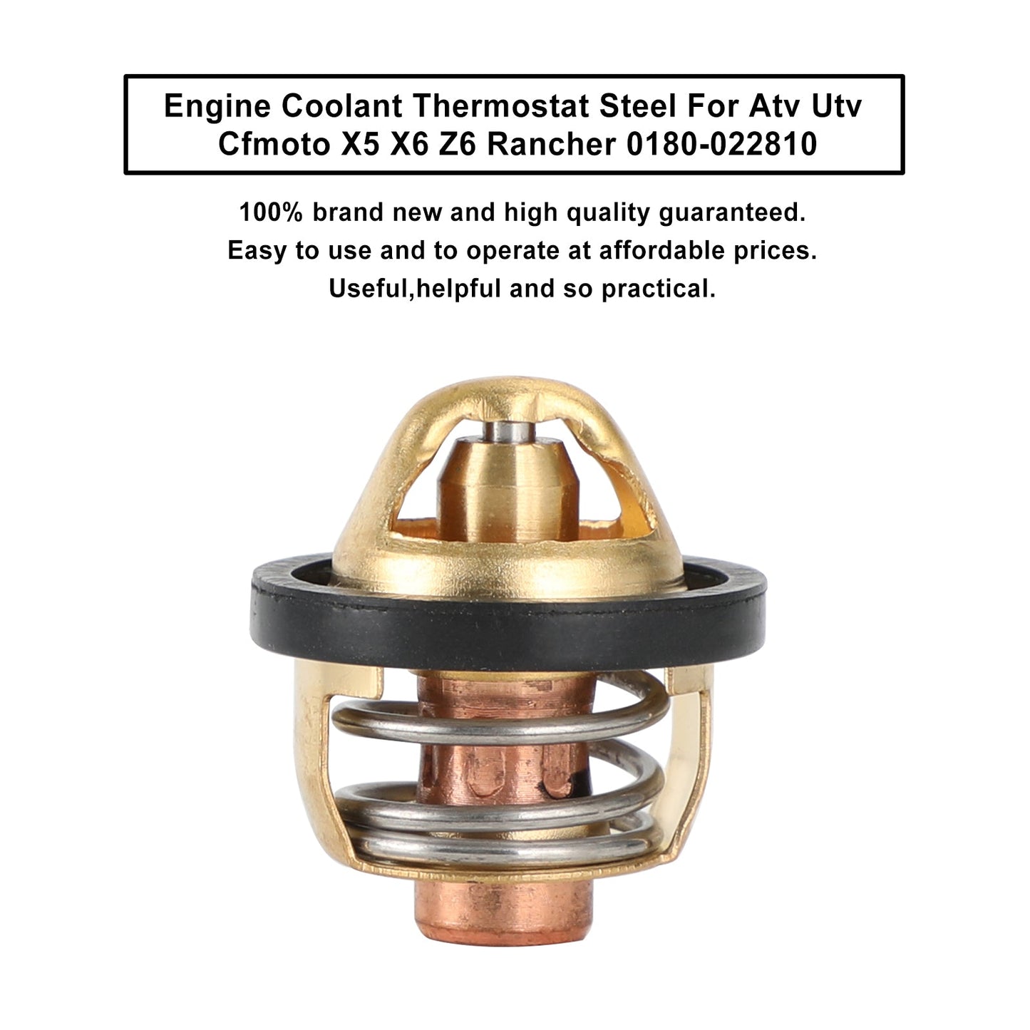 Atv Utv Cfmoto X5 X6 Z6 Rancher 0180-022810 Termostato refrigerante motore Acciaio
