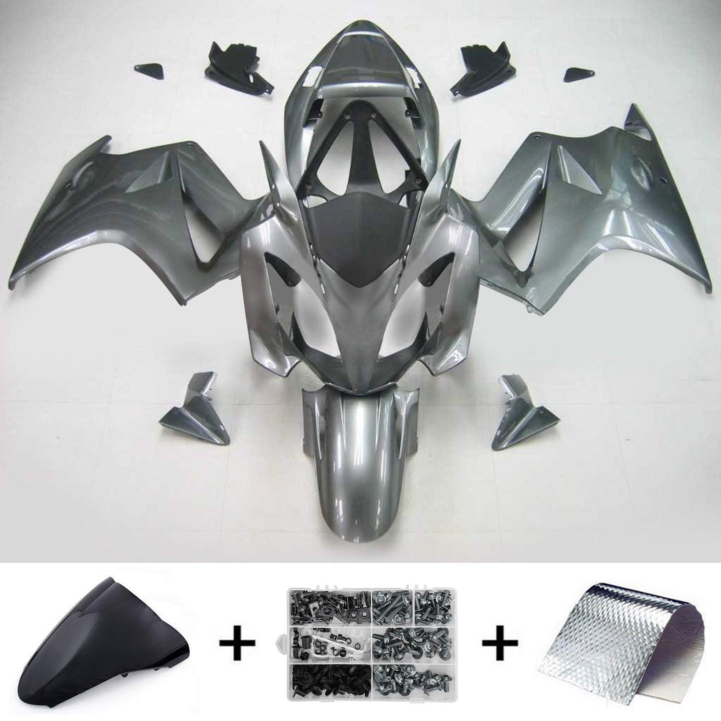 Amotopart Carenatura per Honda VFR800 2002-2012 Carrozzeria plastica ABS iniezione 013 # Generico