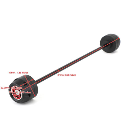 Bobine di protezione antiurto ruota anteriore + posteriore Rosso Fit per BMW F 900 R/XR 2020 Generico
