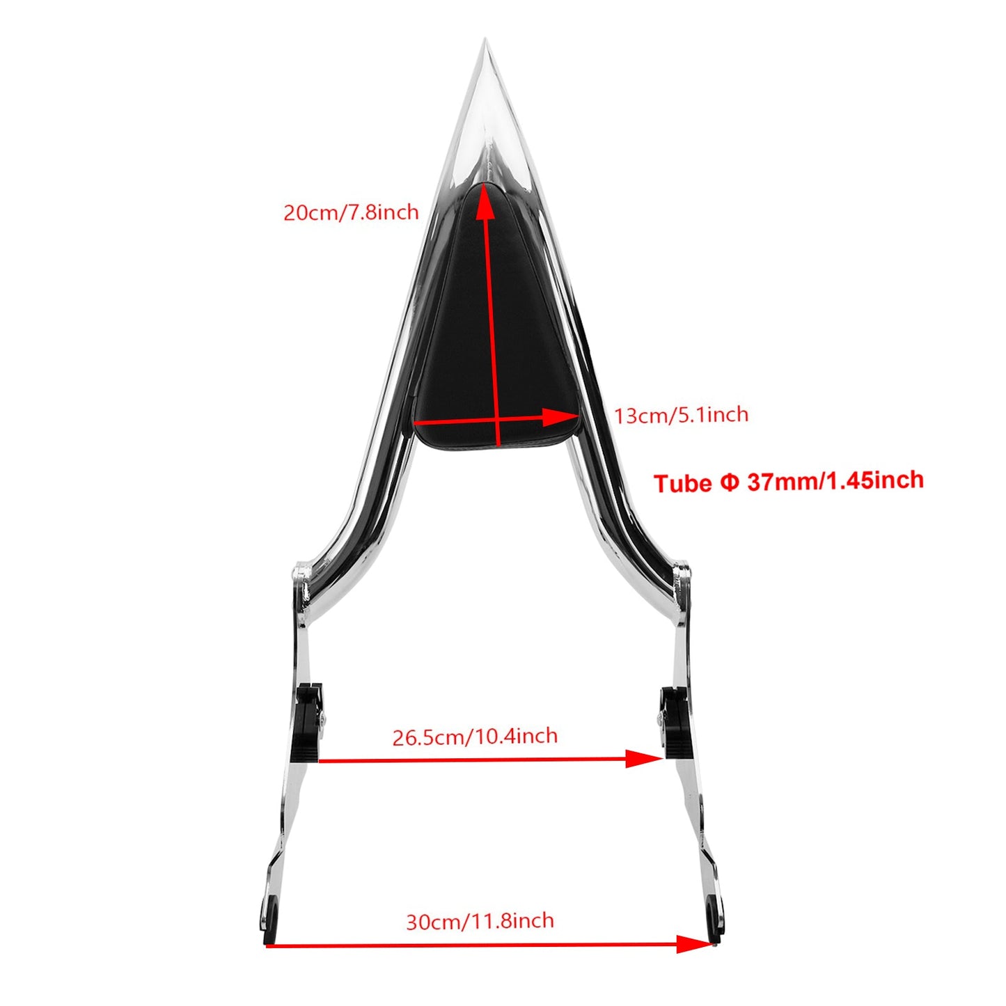2009-2022 CVO Road Glide Street Road King Schienale Sissy Bar