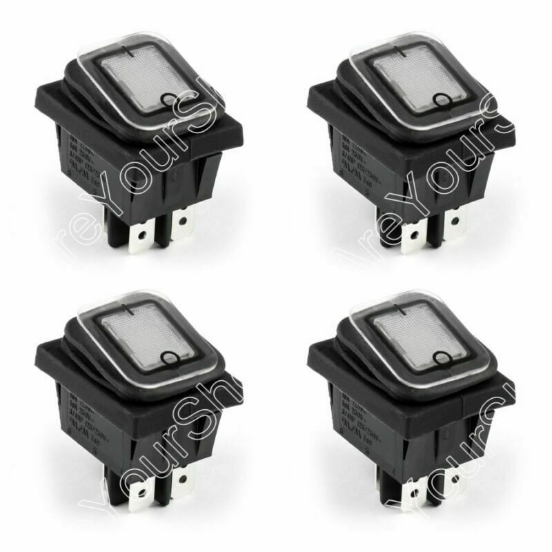 4Pin IP65 Barca Schalter Wasserdicht ON/OFF Rocker RLEIL BE RL2-102 Auto