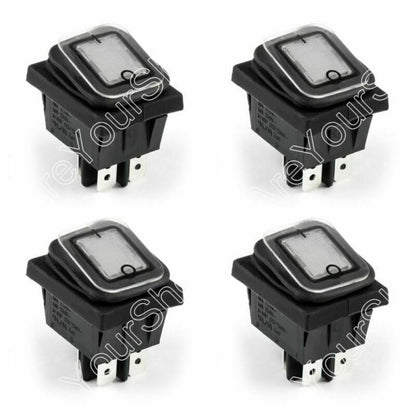 4Pin IP65 Barca Schalter Wasserdicht ON/OFF Rocker RLEIL BE RL2-102 Auto