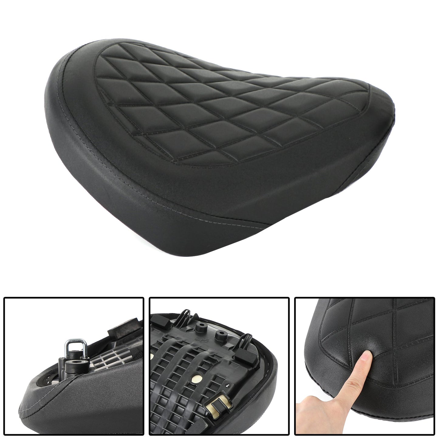 Completo Cuscino Pilota Sedile Passeggero Adatto Per Honda Cm1100 Cmx1100 21-22 Marrone Generico