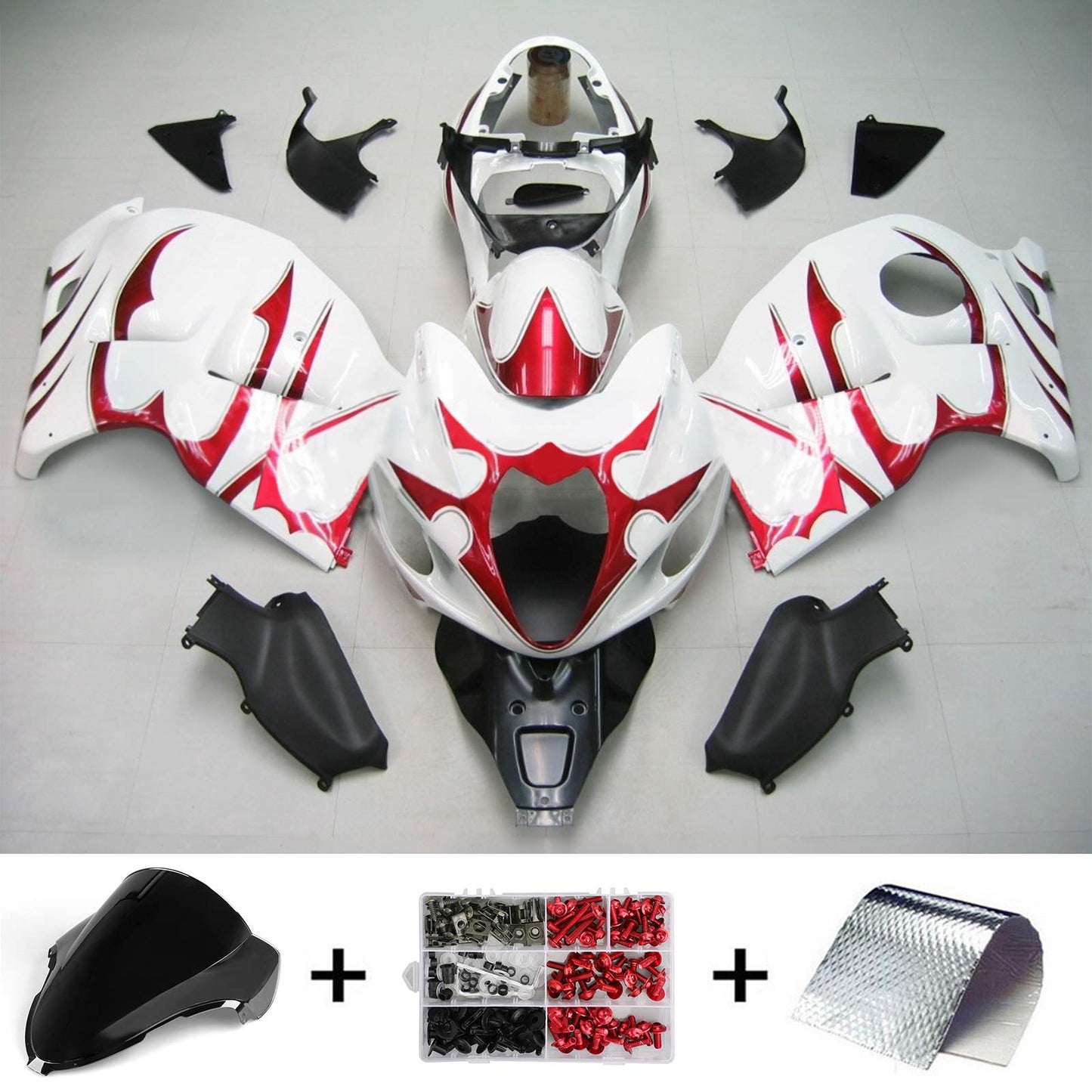 Suzuki Hayabusa GSXR1300 1999-2007 Kit Carenatura Carrozzeria Plastica ABS