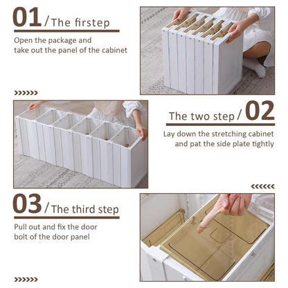 2-9 paia di scarpiere senza installazione, cassettiera, scatola per scarpe con telaio in plastica