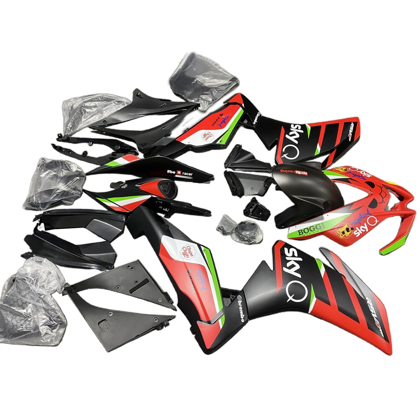 Amotopart Aprilia RSV4 1000 2009-2015 Kit Carena Carrozzeria Plastica ABS