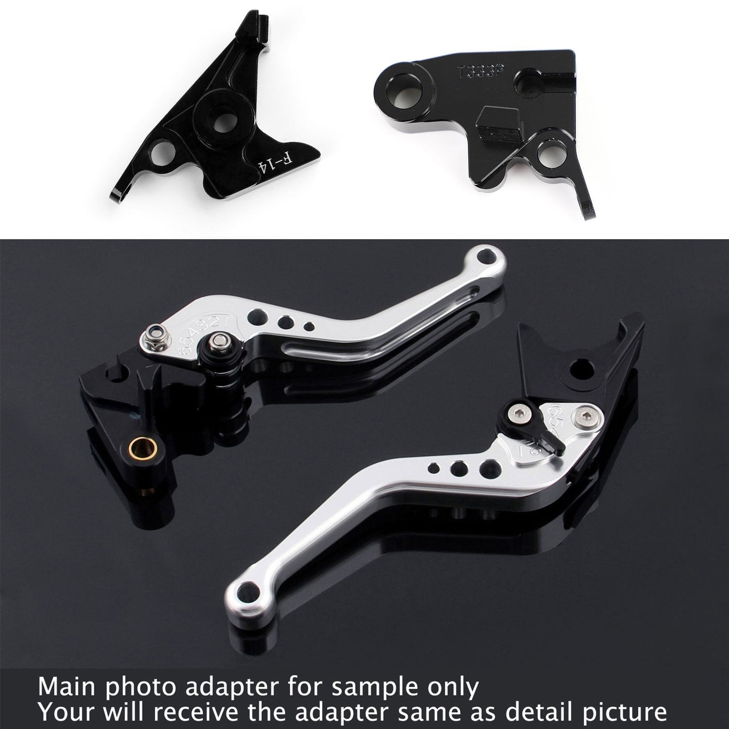 Leva freno frizione corta adatta per Trident 2022 Bonneville T120 Bobber 2019 Generico