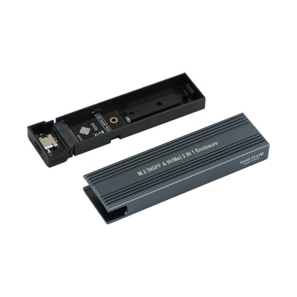 Custodia M.2 NVME SSD a USB 3.1 Custodia per disco rigido Dual Protocol M2 NVMe Box