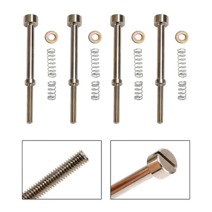 Kit di ricostruzione carburatore 4X Candela con vite del minimo adatta per Big Twin 90-06 27006-88