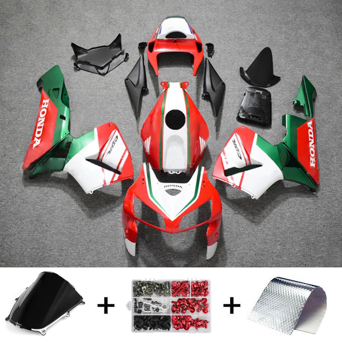 Amotopart Honda CBR600RR 2005-2006 F5 Kit carena Carrozzeria Plastica ABS