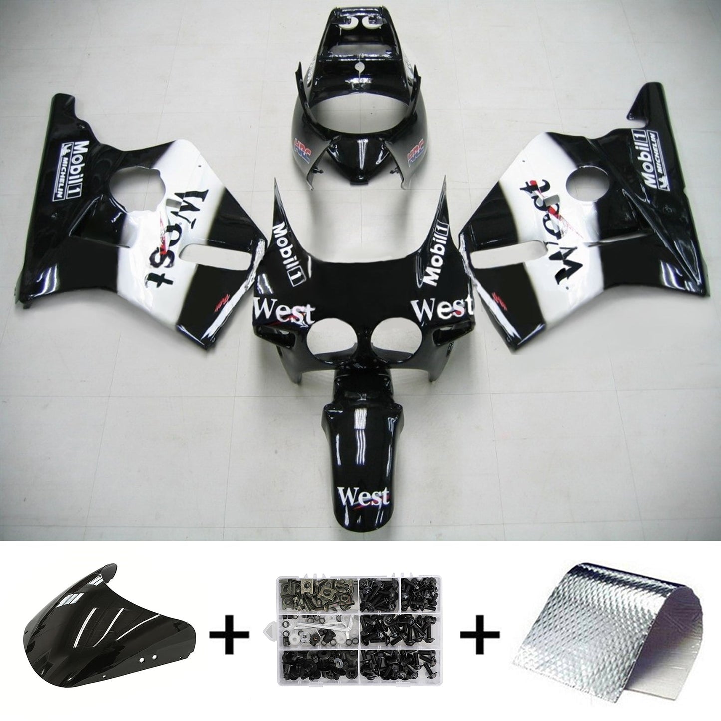 Kit carenatura Honda CBR400RR NC23 1987-1989