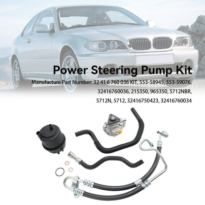 BMW E46 320i 323i 325i 328Ci 328i 330i 2001-2005 Kit pompa servosterzo