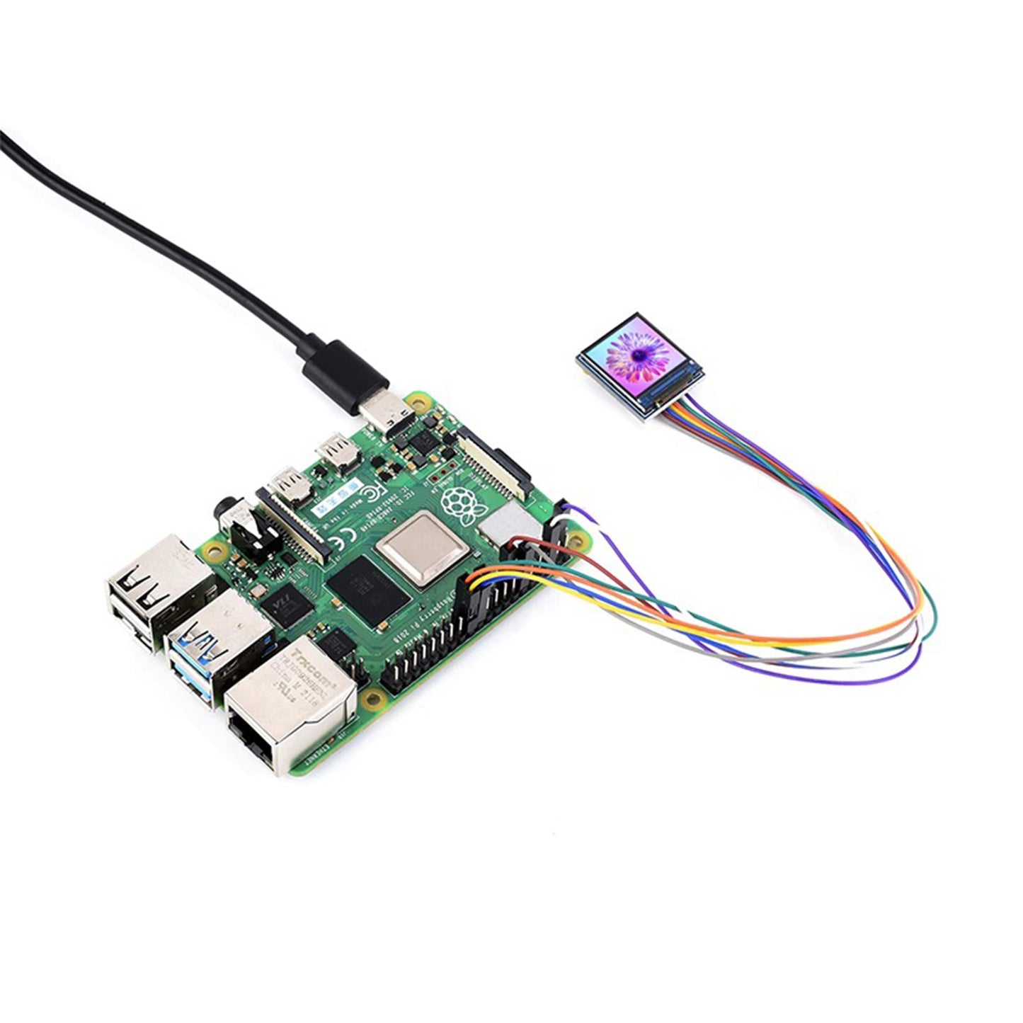 Schermo IPS Raspberry Pi da 0,85 pollici Schermo LCD con interfaccia SPI chip driver GC9107