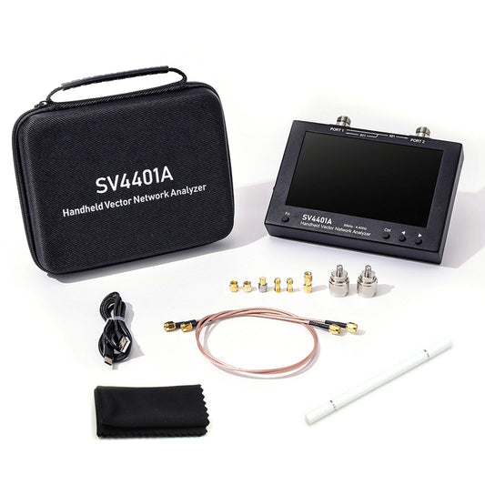 SV4401A 50KHz-4.4GHz Vector Network Vector Analyzer 100Db NanoVNA dinamico