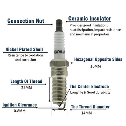 2013-2017 GMC Terrain Chevrolet Equinox Caprice Cadillac XTS 6 Bobina di accensione 6 Candela UF569 12590990 Fedex Express