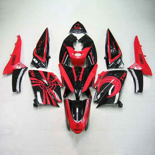 Amotopart Yamaha 2013-2014 T-Max Black Red Fearing Kit