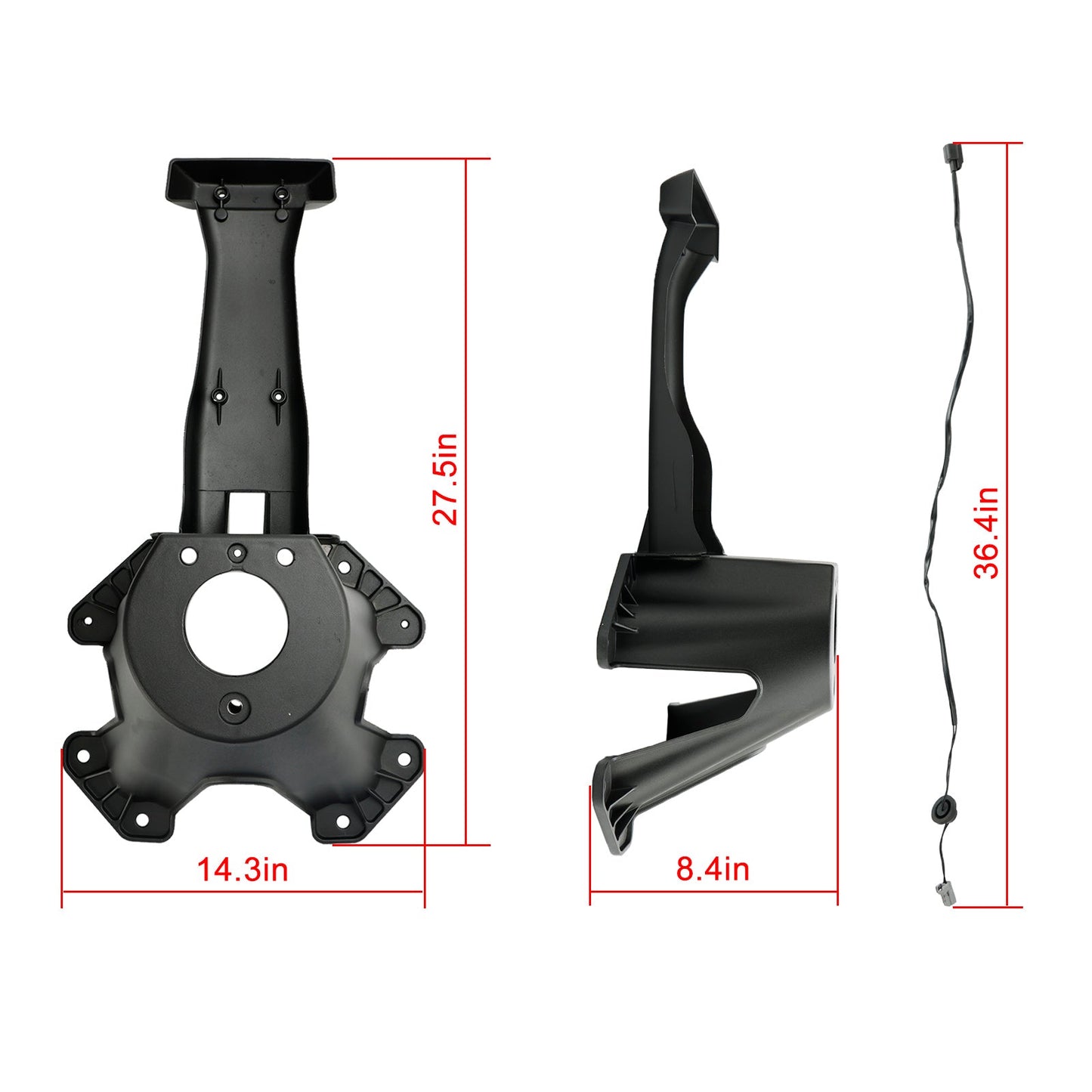Supporto ruota di scorta posteriore per Jeep Wrangler JK 2007-2018 codice 55397217AJ