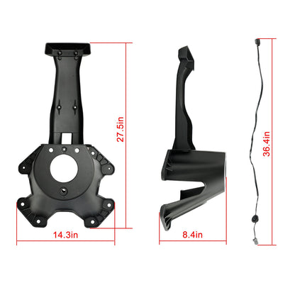 Supporto ruota di scorta posteriore per Jeep Wrangler JK 2007-2018 codice 55397217AJ