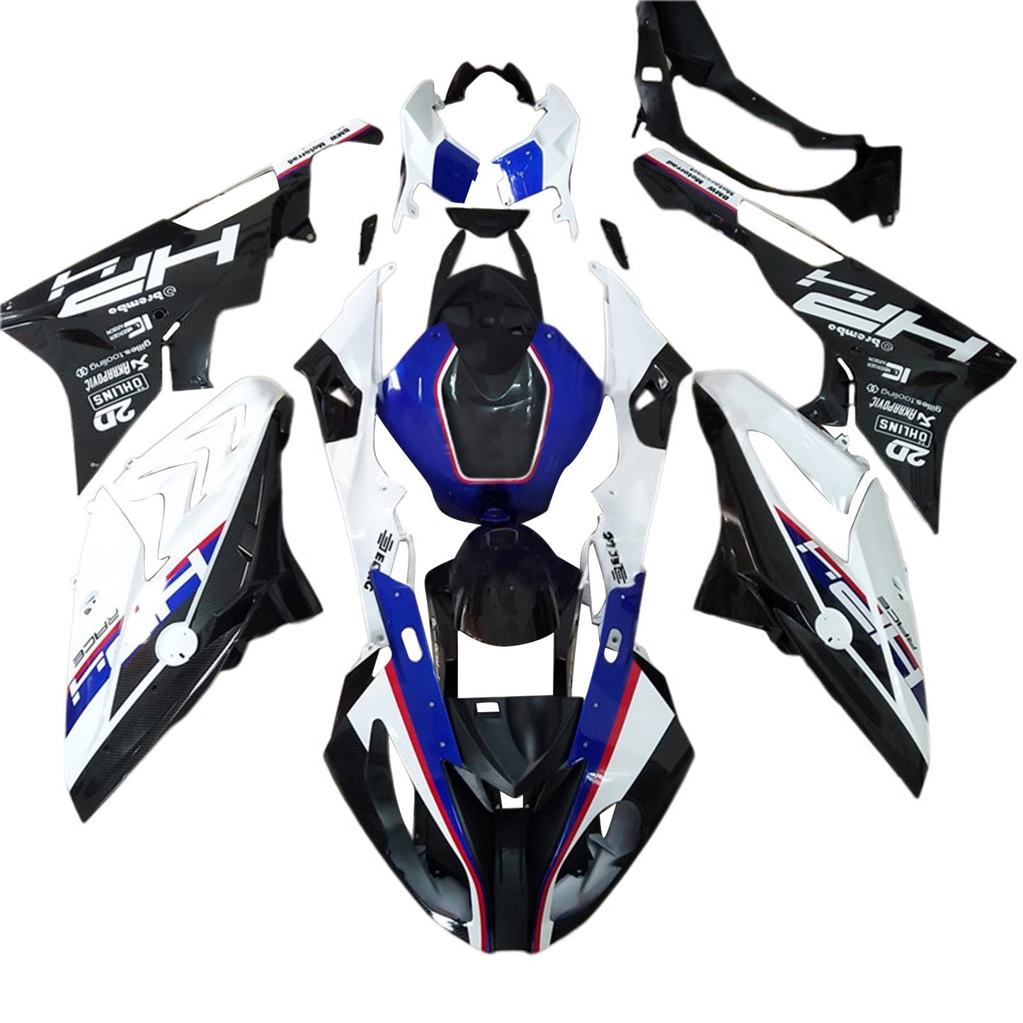 Amotopart BMW S1000RR 2015-2016 Kit Carena Carrozzeria Plastica ABS