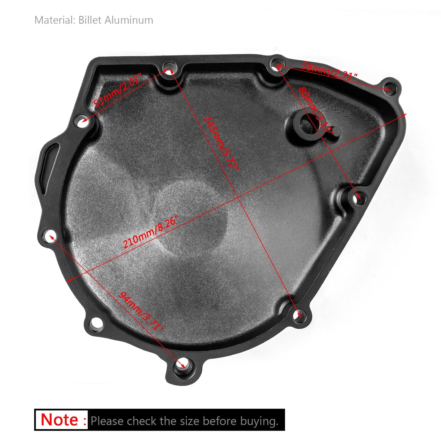 Coperchio motore statore sinistro carter adatto per Suzuki GSX400 GSF600 BANDIT GSX600F generico