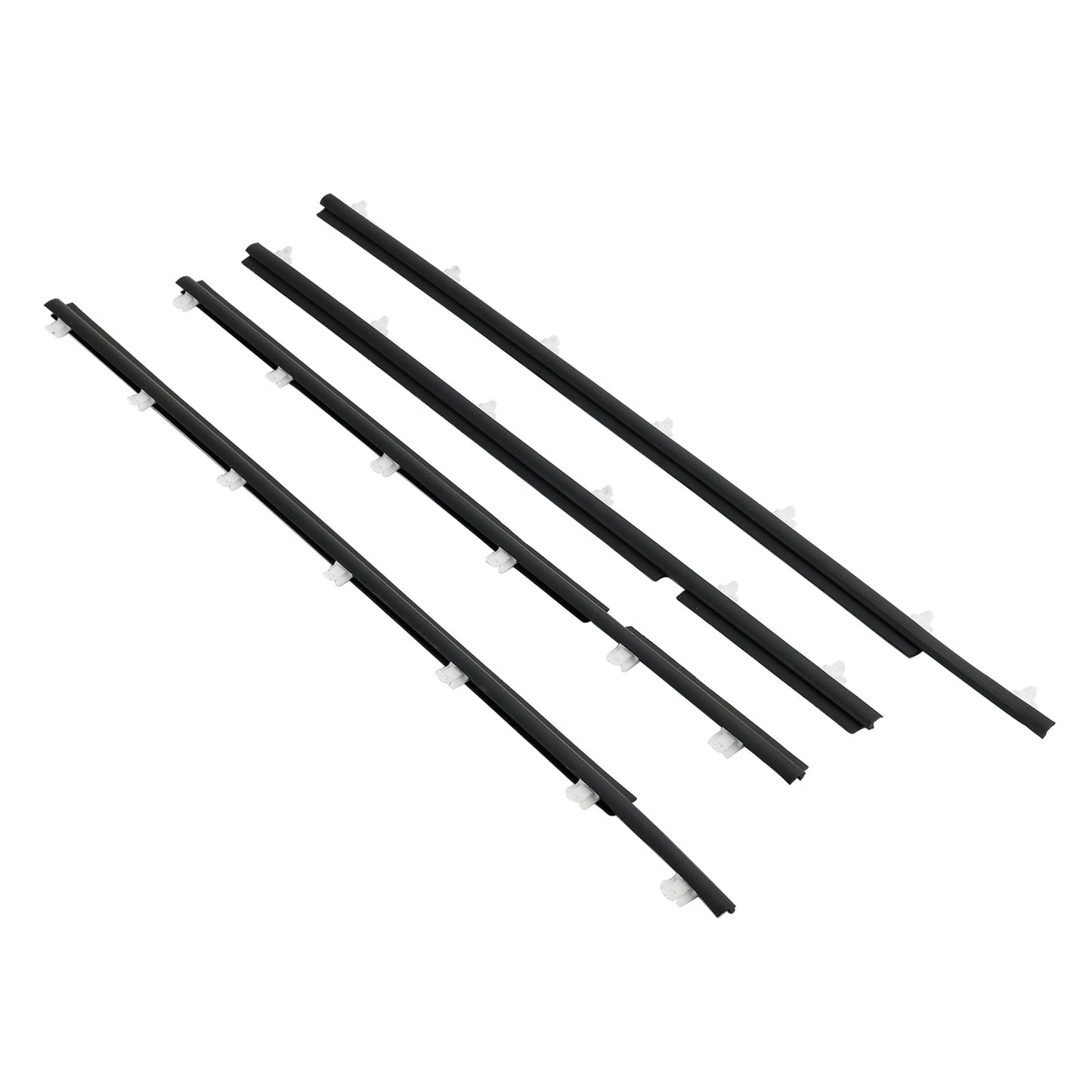 4 pezzi Guarnizione esterna della cinghia della porta per Toyota Land Cruiser FJ80 HDJ81 90-98