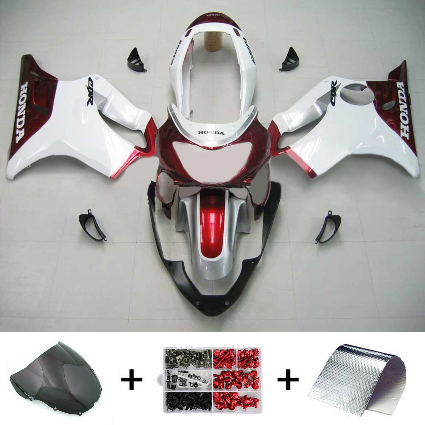 Amotopart Honda CBR600F4 1999-2000 Kit travestimento Body Plastic Abs