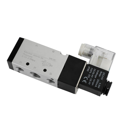 Elettrovalvola elettrica pneumatica a solenoide 4V310-10 2 posizioni 5 vie PT 3/8"