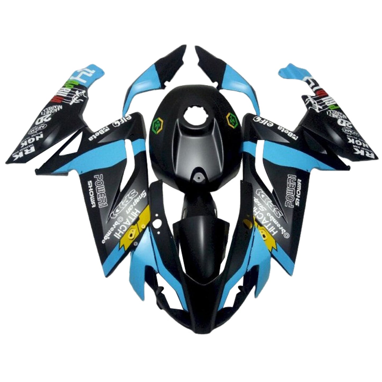 Amotopart Aprilia RS125 2006-2011 Kit Carena Carrozzeria Plastica ABS