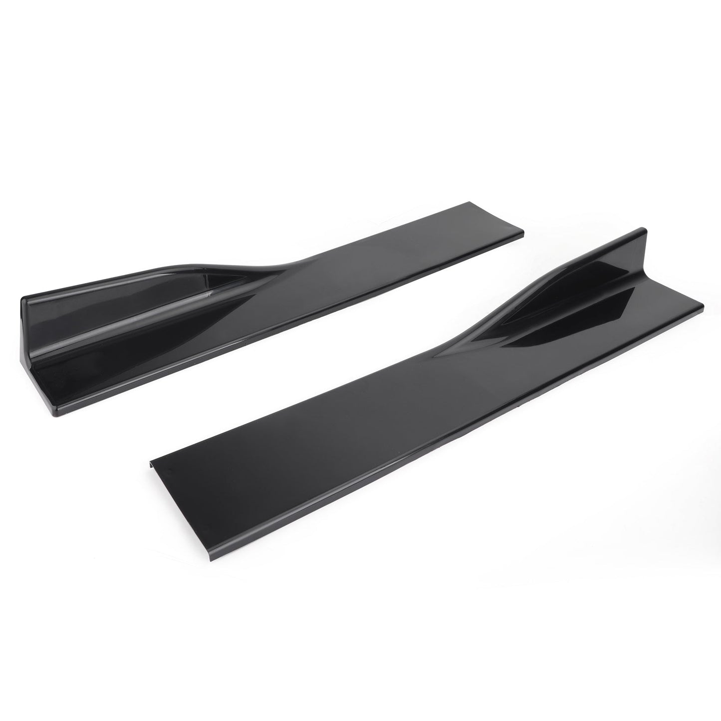 86.6" Universal Side Skirt Extensions Rocker Panel Splitter Lip Polipropilene Generico