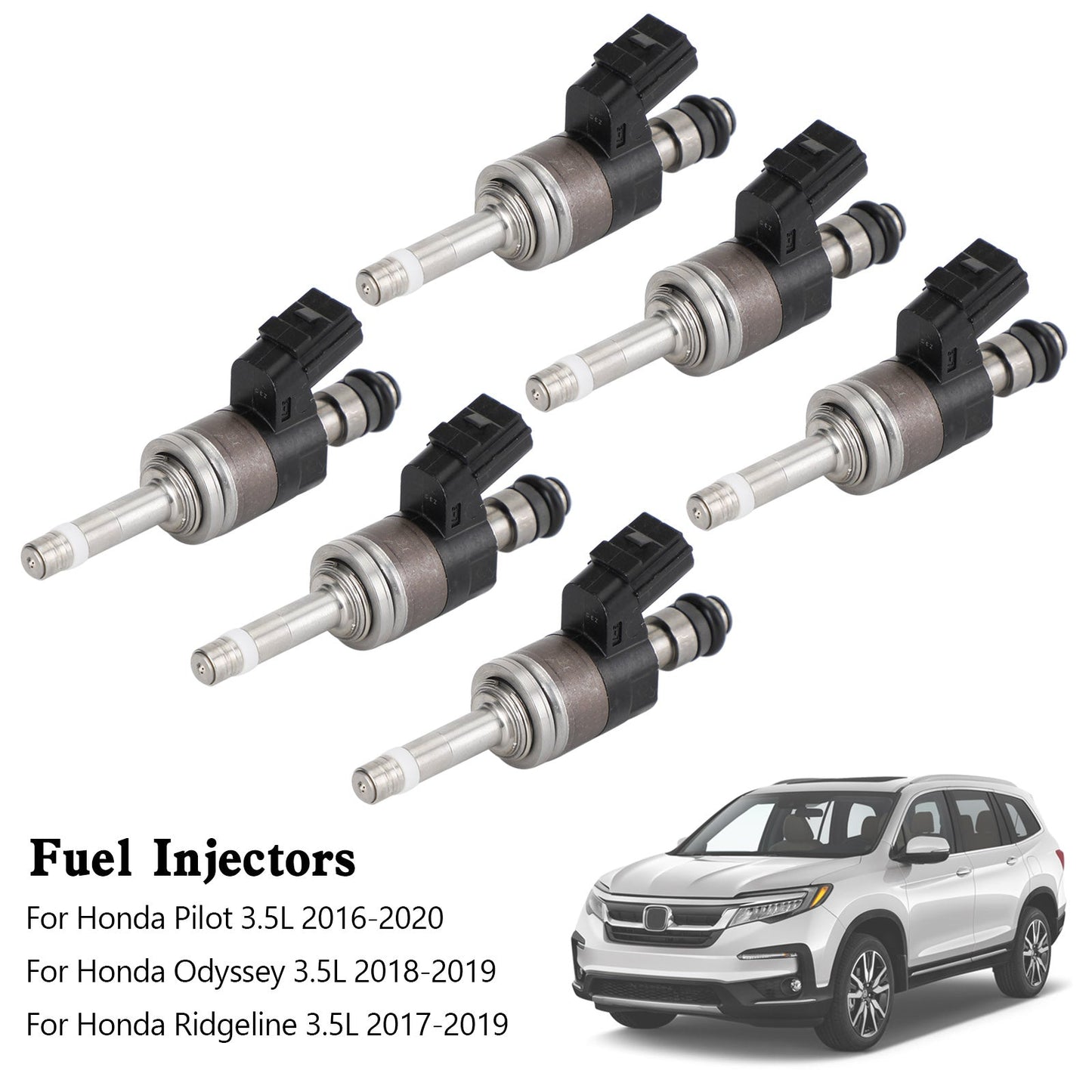 Honda Pilot Odyssey Ridgeline 3.5L V6 6PCS Iniettori di carburante 16010-RLV-315