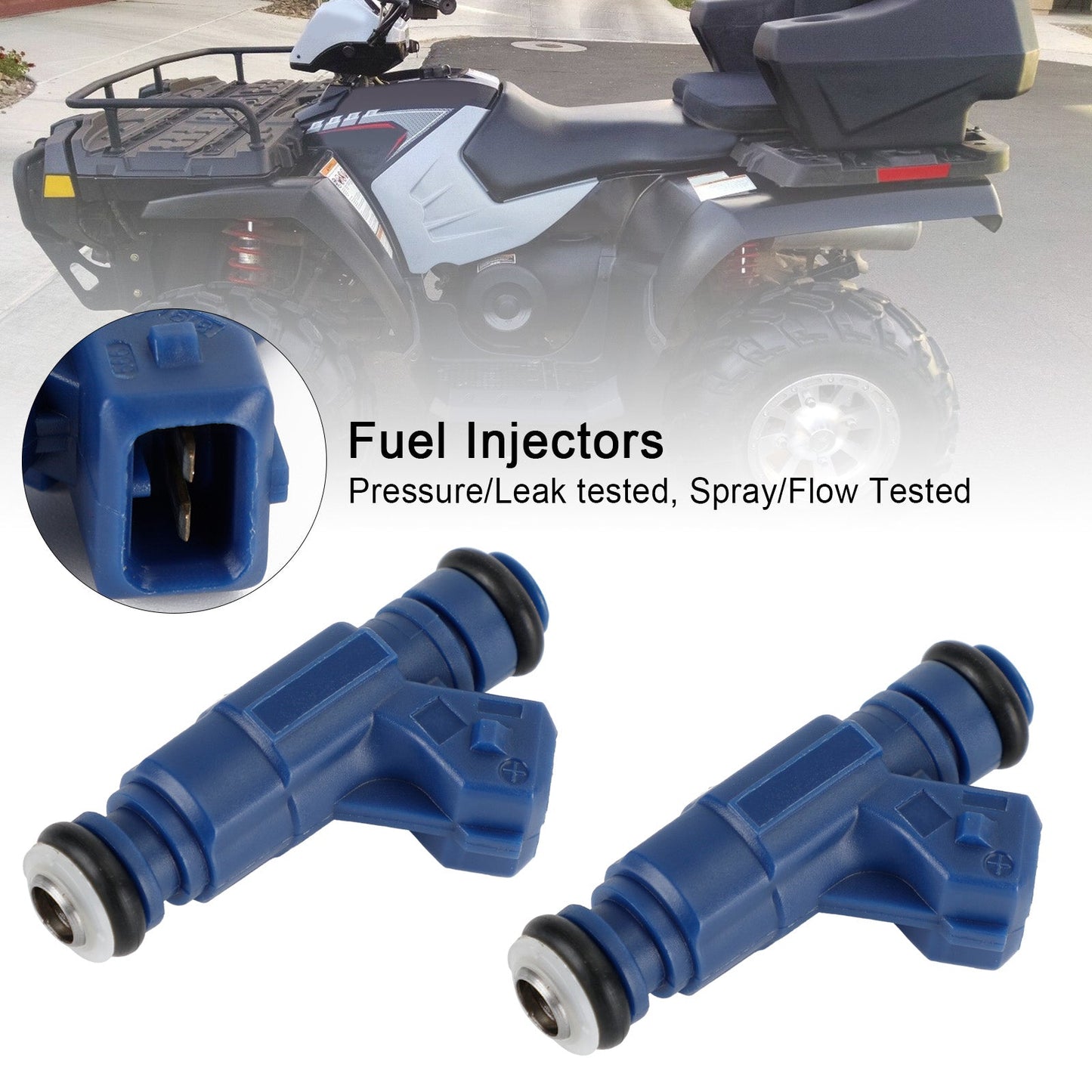 2PCS Iniettori di Carburante Per Polaris RZR Sportsman Ranger EFI 700 800 0280156208