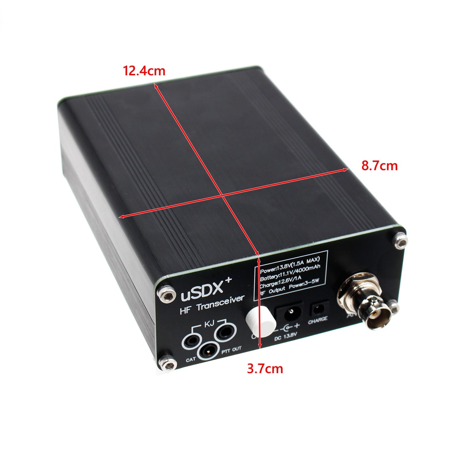 NUOVO Ricetrasmettitore HF USDX + HF Ham Radio QRP Ricetrasmettitore CW 3W-5W All Mode 8 Band