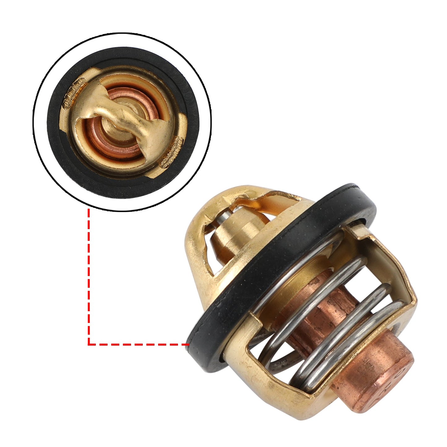 Atv Utv Cfmoto X5 X6 Z6 Rancher 0180-022810 Termostato refrigerante motore Acciaio