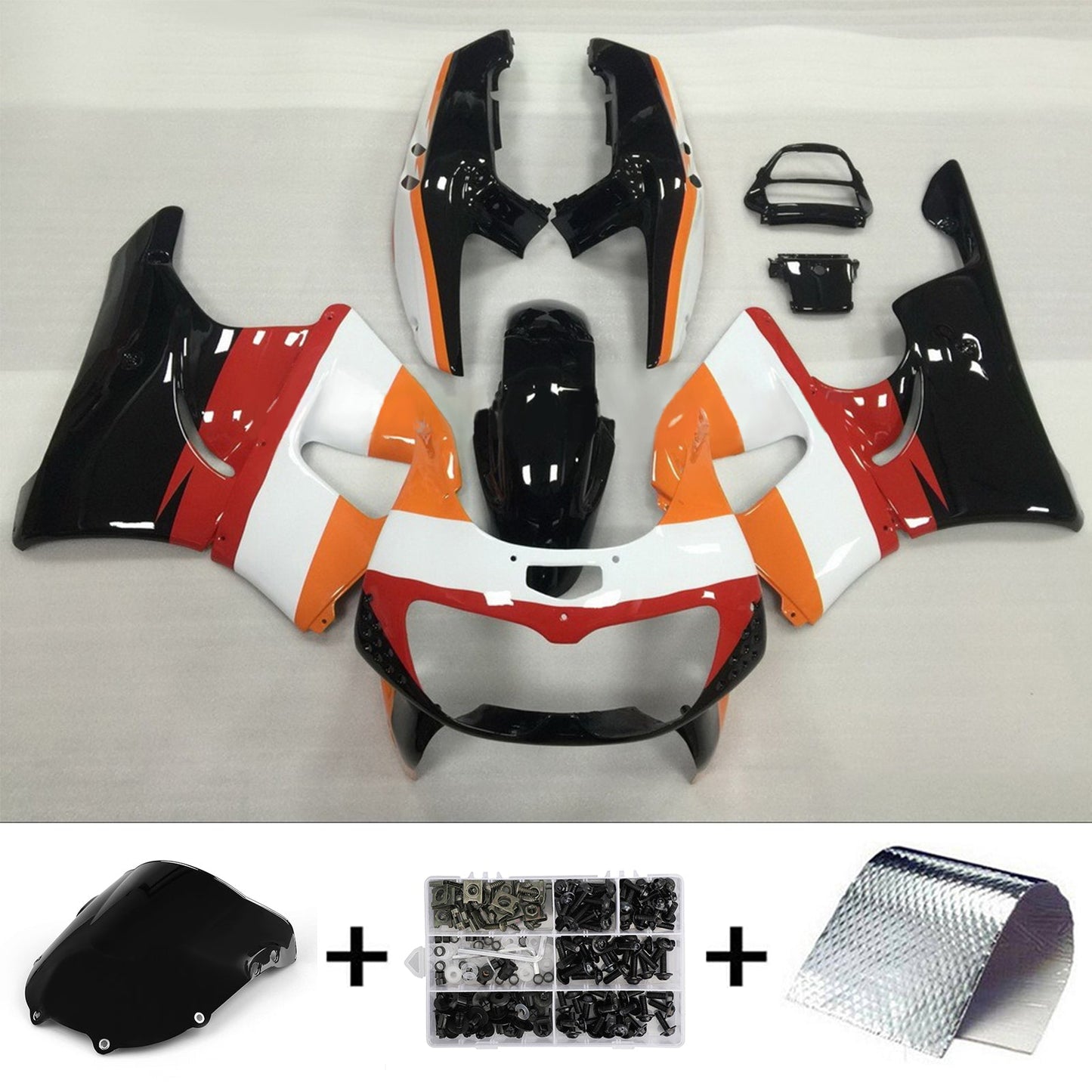 Amotopart Honda CBR900RR 893 1994-1995 Disory Kit Body Plastic Abs