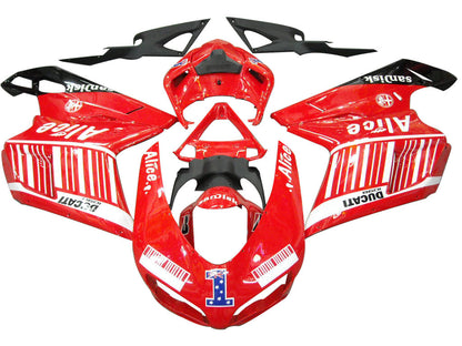 Carene per 2007-2012 Ducati 1098 1198 848 Red Alice Generico