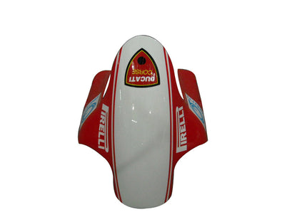 Carenature per 2007-2012 Ducati 1098 1198 848 Rosso e Bianco Xerox Generico