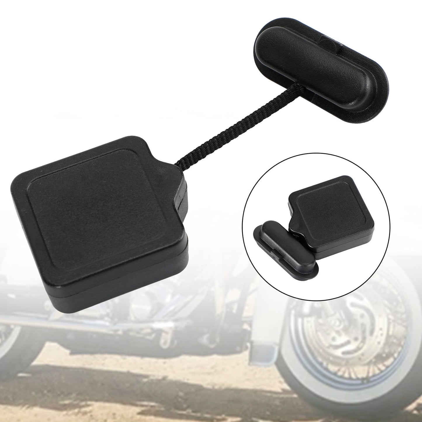 Pack Trunk Lid Tether Tail Box Borsa da sella per o Touring Pacchetto Flhr Flht 14-22