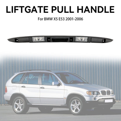 Impugnatura targa coperchio bagagliaio con pulsante chiave 51137170676 Fit BMW X5 E53