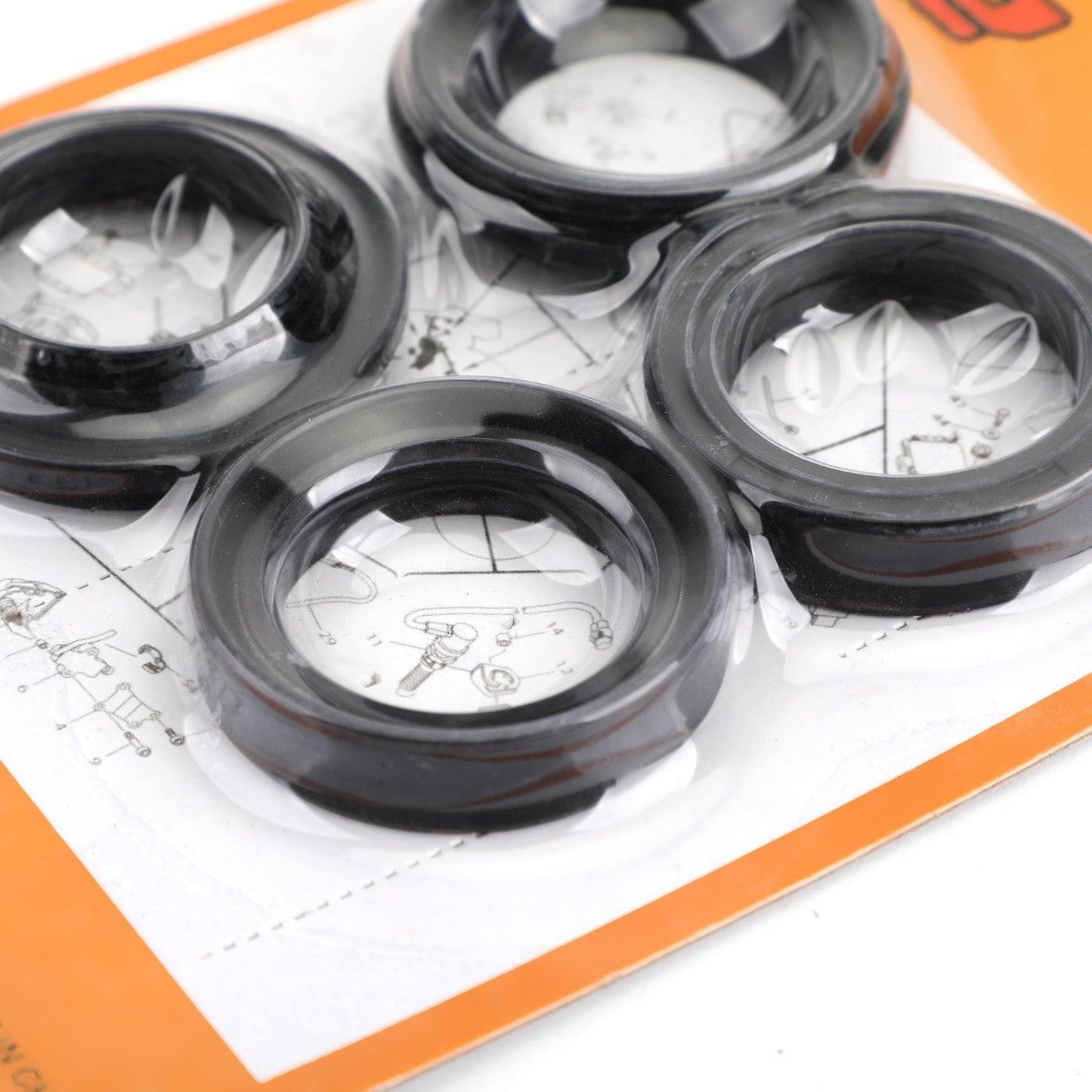 Kit Parapolvere Olio Forcella per Yamaha 22W-23145-L0 51Y-23145-00 5MF-F3145 5DS-F3145 Generico