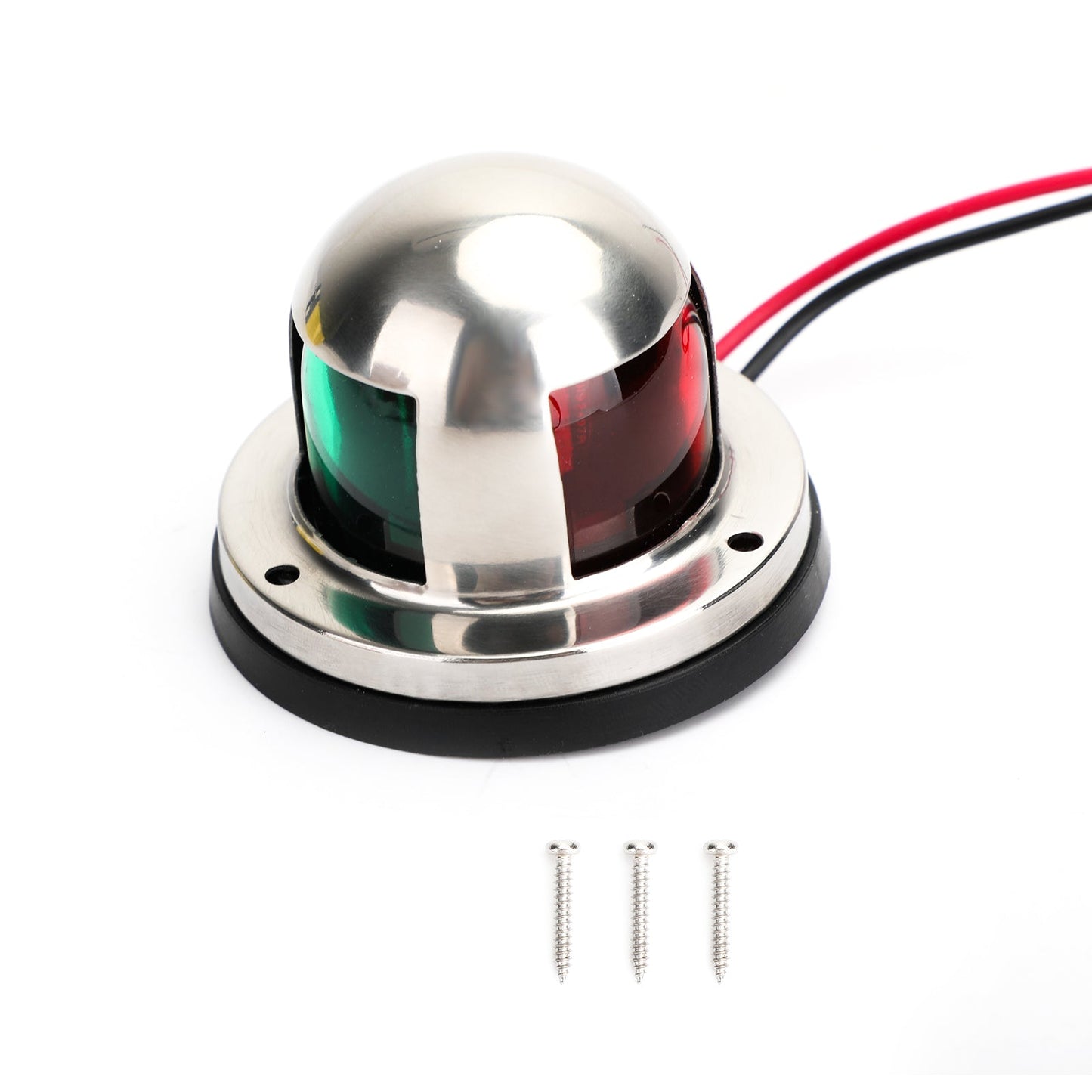 2 IN 1 Marine Yacht Pontoon 12V Luci di navigazione a prua a LED in acciaio inossidabile