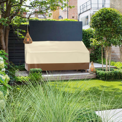 Copridivano 600D Copridivano impermeabile per mobili da giardino per copridivano da esterno