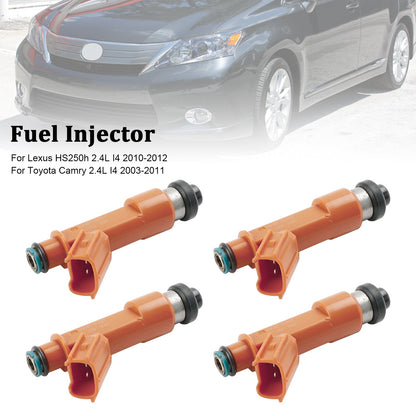 4PCS Iniettore di carburante 23209-0H050 Fit Toyota Camry 2.4L 2003-2011 23209-28060