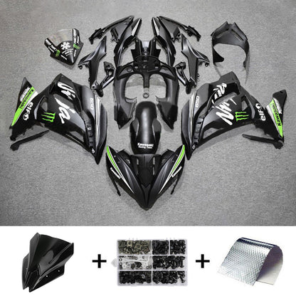 Amotopart Kawasaki ER6F/Ninja650R 2017-2019 Kit carena Carrozzeria Plastica ABS