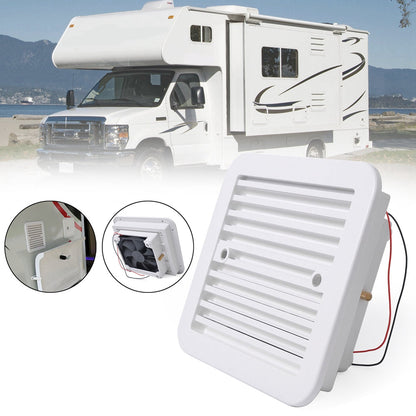 12V RV Caravan Side Air Trailer Vent Ventilazione Raffreddamento Ventilatore di scarico muto