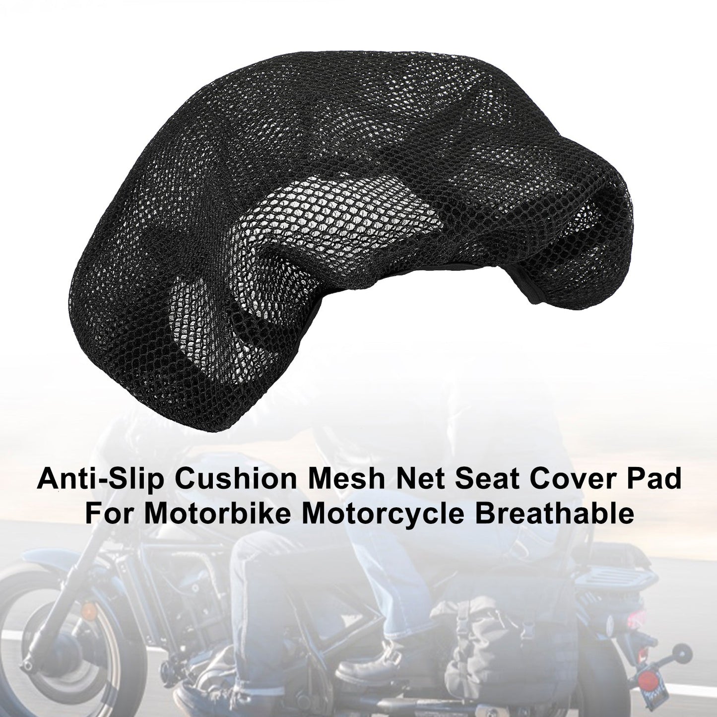 Copertura in rete resistente al calore per sedile in rete universale Xxl adatta per scooter da moto
