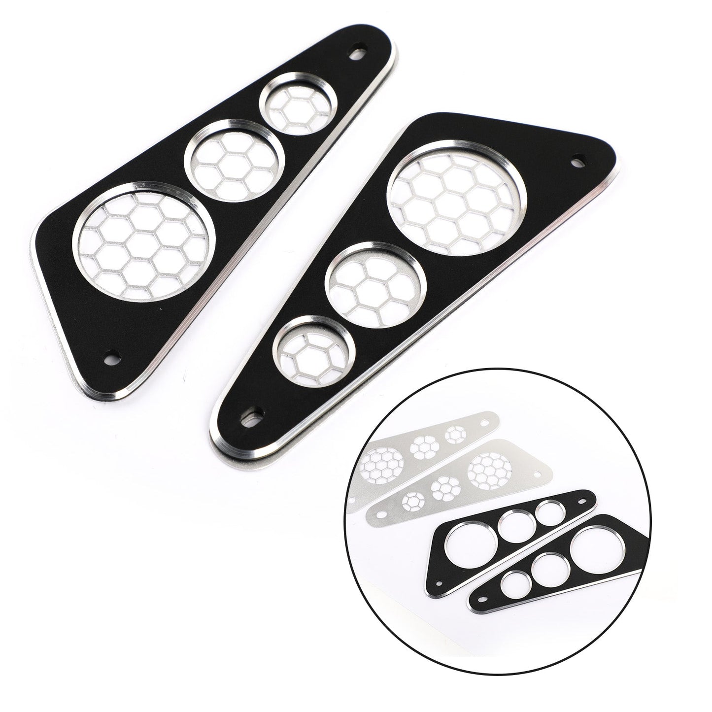 Protezione pannello posteriore protezione piastra di copertura laterale per YAMAHA XSR155 2019-2020 nero generico