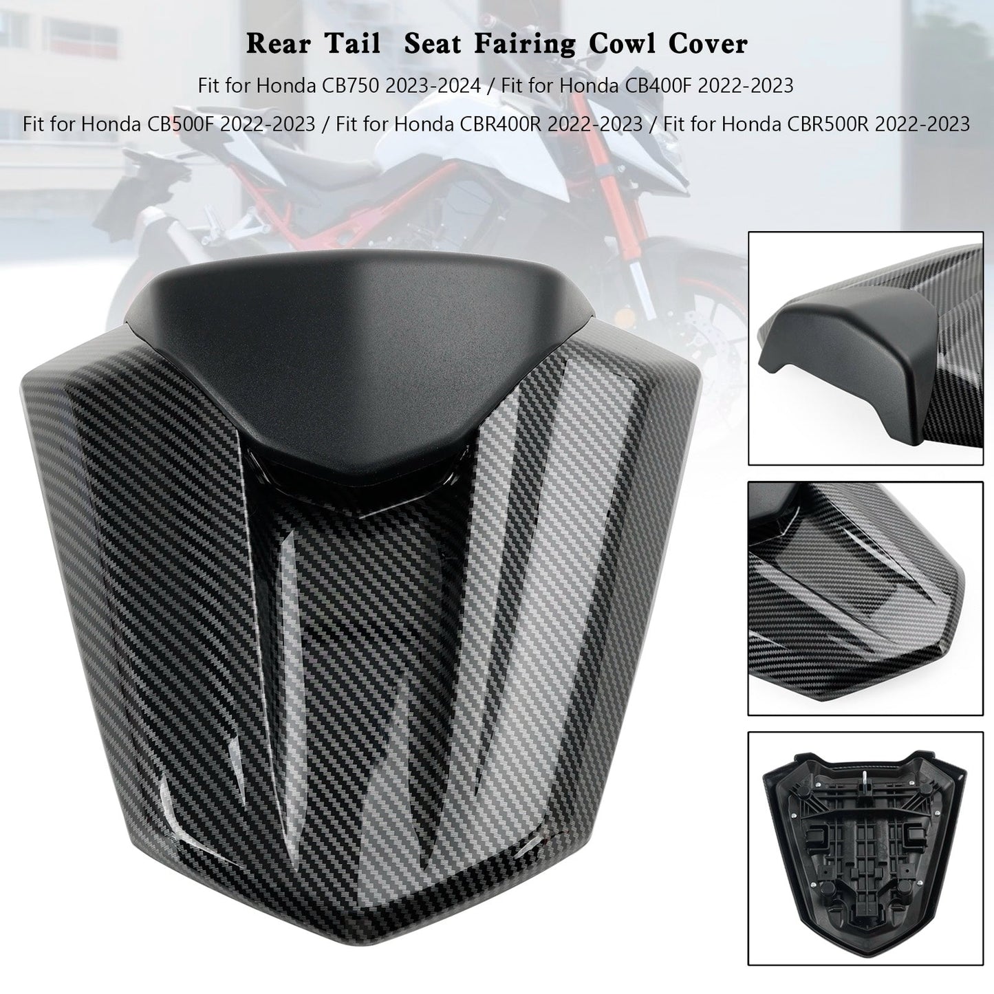 Copertura della carenatura del sedile posteriore Honda CB500F 2022-2023