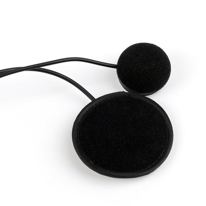 1x Casco Tactical Motorcycle Race Headset PTT per radio bidirezionale Kenwood Baofeng