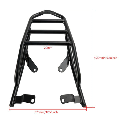 Portapacchi posteriore nero Yamaha XSR 700 XSR700 2017-2023