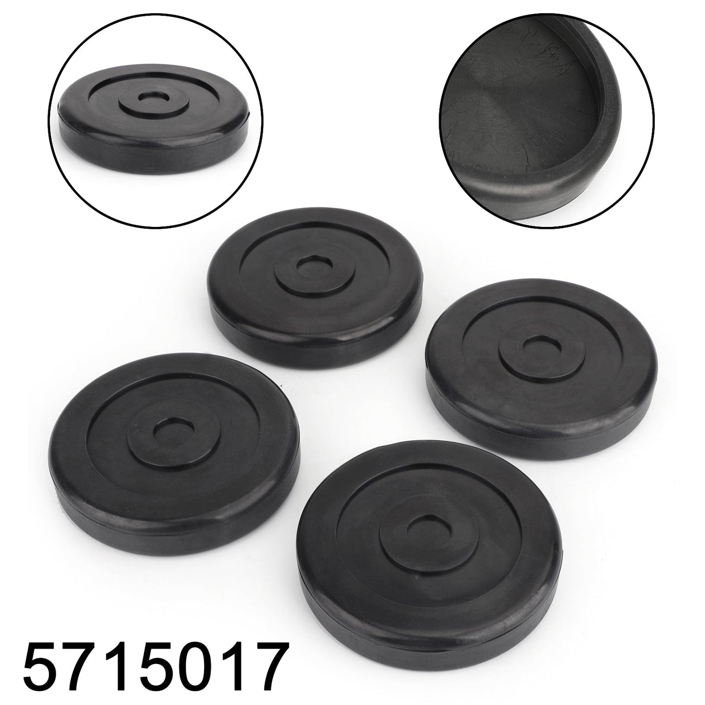 Braccioli rotondi in gomma per sollevatore BENDPAK DANMAR Lift SET OF 4 HD slip on # 5715017 Generico